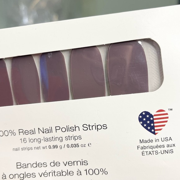 Color Street 100% Real Nail Polish Strips Deep Purple NWT - Picture 3 of 5
